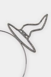 Silver Tone Witch Hat Novelty Halloween Headband | Yours Clothing 2