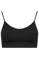 YOURSET 2 PACK Plus Size Black & White Seamless Padded Bralettes | Yours Clothing 9