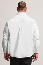 BadRhino Big & Tall 2 PACK White Long Sleeve Poplin Shirts | BadRhino 6
