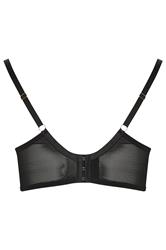 PLAYFUL PROMISES Black Embroidered Floral Bra 6
