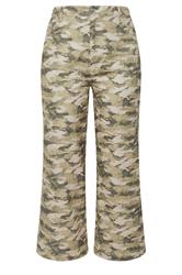 LIMITED COLLECTION Plus Size Khaki Green Camo Wide Leg Jeans | Yours Clothing 6