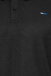 BadRhino Big & Tall Black Pique Golf Polo Shirt | BadRhino 2