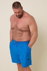 BadRhino Big & Tall Blue Cargo Swim Shorts | BadRhino 3