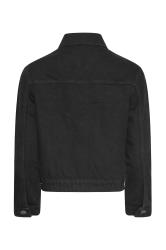 PixieGirl Petite Women's Black Cotton Denim Jacket | PixieGirl 8