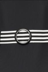 LTS Tall Women's Black Monochrome Belted Swimsuit | Long Tall Sally 7