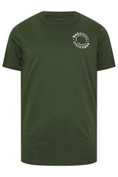 BadRhino Big & Tall Dark Green Circle Logo T-Shirt