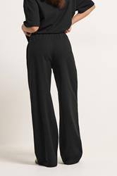 PixieGirl Petite Women's Black Wide Leg Joggers | PixieGirl 2