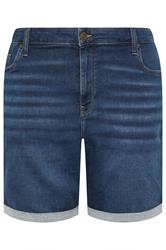 BadRhino Big & Tall Indigo Blue Ultra Stretch Denim Shorts