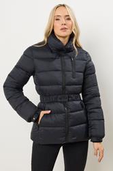 LTS Tall Black Padded Ski Coat | Long Tall Sally 1
