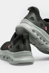 D555 Black Hands Free Shoes With Knitted Top | BadRhino 4