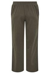 M&Co Petite Chocolate Brown Wide Leg Pintuck Trousers | M&Co 5