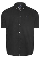 BadRhino Big & Tall Black 2 PACK Short Sleeve Oxford Shirts | BadRhino 2