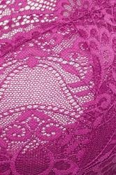 YOURS Plus Size Pink Lace Non-Padded Underwired Bra | Yours Clothing 5