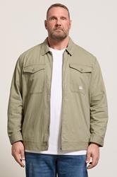 JACK & JONES Big & Tall Coriander Green Jacket | BadRhino 3