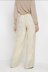 LTS Tall Women's Cream Textured Wide Leg Trousers | Long Tall Sally 4