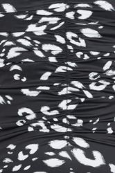 YOURS Plus Size Black Leopard Print Premium Underwired Swimsuit | Yours Clothing 8