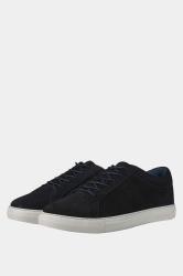 JACK & JONES Big & Tall Black Suede Trainers | BadRhino 1