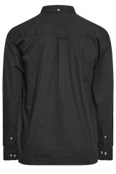 BadRhino Big & Tall 2 PACK Black Poplin Long Sleeve Shirts | BadRhino 4