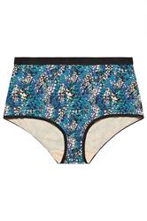 YOURSET 5 PACK Plus Size Teal Green Snake Print Full Briefs | Yours Clothing 6