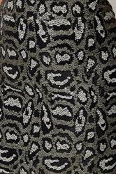 YOURS LONDON Plus Size Grey Sequin Leopard Print Mini Skirt | Yours Clothing 4