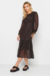 PixieGirl Black & Red Polka Dot Print Mesh Dress | PixieGirl  3