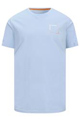 JACK & JONES Big & Tall Light Blue 'Verner' T-Shirt