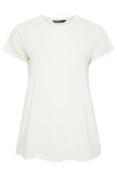 YOURS Curve Ivory White Core T-Shirt