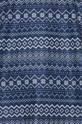 BadRhino Big & Tall Navy Blue Fairisle Pyjama Set | BadRhino 8
