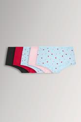 YOURSET 5 PACK Plus Size Blue Berry Print Shorts | Yours Clothing 1