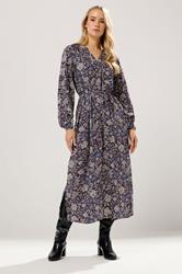 LTS Tall Purple Floral Maxi Dress | Long Tall Sally 3