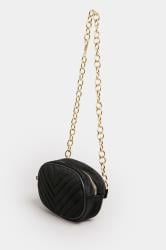 Black Chain Strap Camera Bag | Yours Clothing 4