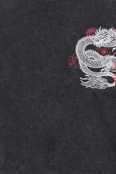 BadRhino Big & Tall Black Extra Long Acid Wash Dragon Graphic T-Shirt | BadRhino 8