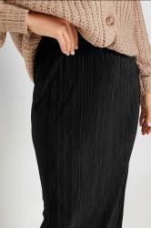 LTS Tall Black Plisse Maxi Skirt | Long Tall Sally 4