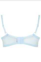 YOURSET 2 PACK Curve Grey Marl & Blue Lace Trim Padded Bra | Yours Clothing 9