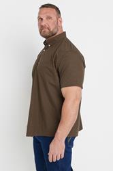 BadRhino Big & Tall Brown Gingham Check Shirt | BadRhino 2