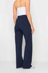 LTS Tall Navy Blue Wide Leg Yoga Pants | Long Tall Sally 2