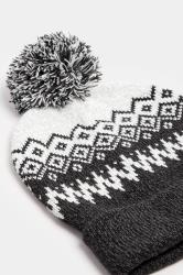 BadRhino Grey Fairisle Bobble Hat | BadRhino 2