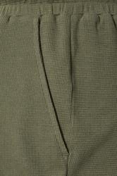 BadRhino Big & Tall Khaki Green Textured Shorts | BadRhino 5