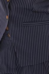 PixieGirl Petite Women's Navy Blue Pinstripe Waistcoat | PixieGirl 5