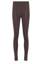 LTS Tall Women's Chocolate Brown Cotton Stretch Leggings | Long Tall Sally 5