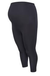 BUMP IT UP MATERNITY Curve Navy Blue Stretch Cropped Leggings