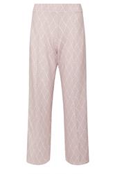 PixieGirl Petite Women's Pink Jacquard Side Stripe Wide Leg Trousers | PixieGirl 6