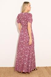 LTS Tall Women's Red Paisley Wrap Maxi Dress | Long Tall Sally 2
