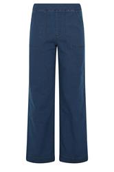 M&Co Indigo Wide Leg Carpenter Jeggings | M&Co 5