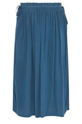 YOURS Plus Size Blue Chambray Midi Skirt | Yours Clothing 5