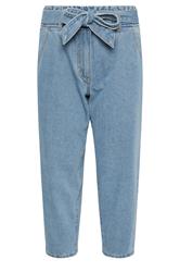 PixieGirl Petite Blue Belted Barrel Jeans