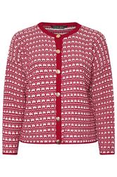 LIMITED COLLECTION Plus Size Red Boucle Cardigan | Yours Clothing 5