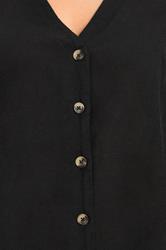 YOURS Plus Size Black Linen Waistcoat | Yours Clothing 4