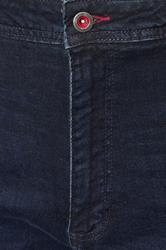 D555 Big & Tall Blue Black Tapered Stretch Jeans | BadRhino 5