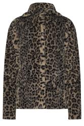 LTS Tall Brown Leopard Print Faux Fur Coat